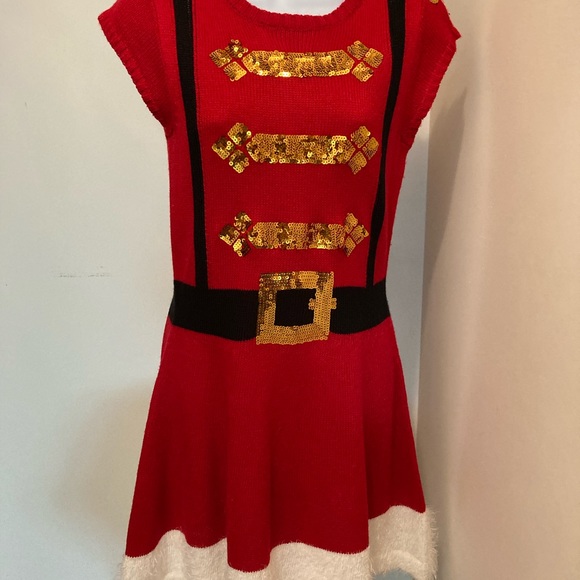 Santa Sweater Dress - Picture 6 of 7